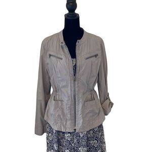 EXPRESS‎ Jacket Casual Light Weight Cotton Size Medium Gray